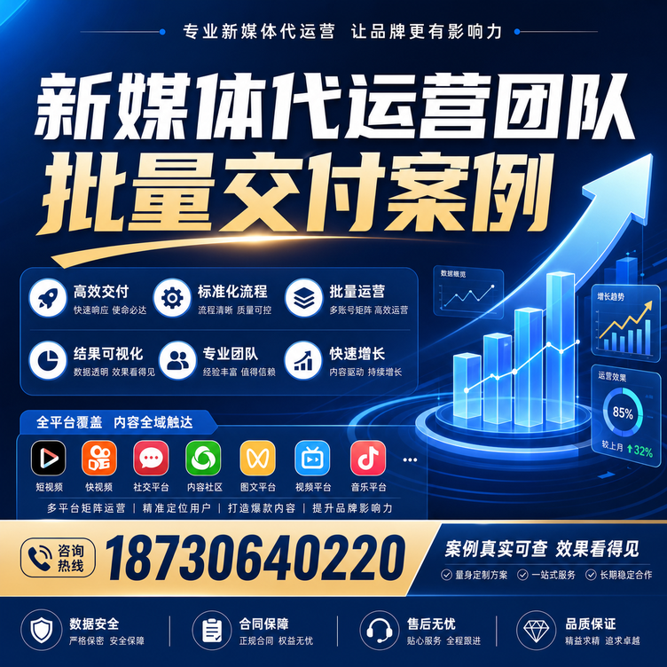 咸宁代运营公司多客户账号批量高效交付案例