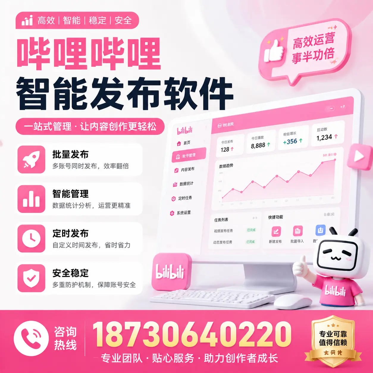 如何评估哔哩哔哩智能发布软件的ROI?咸宁 企业必读